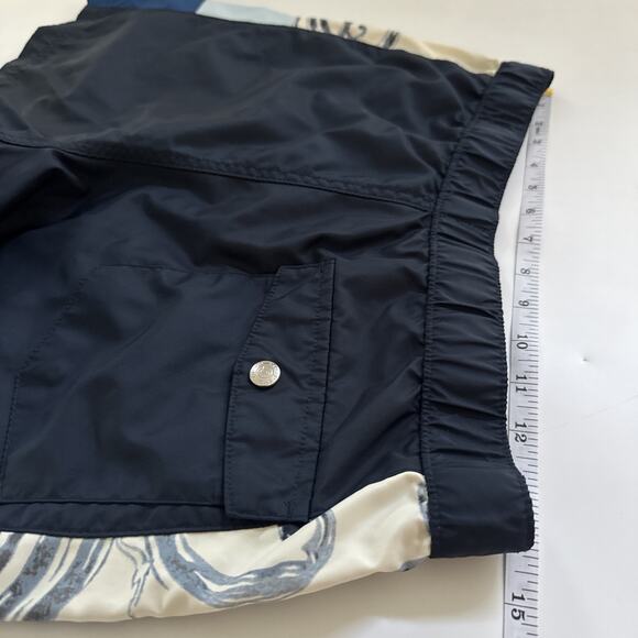 Vintage Lands' End Board Shorts Nylon Retro Y2K Swim Trunks Surfer Beach Size 33 - Picture 9 of 10